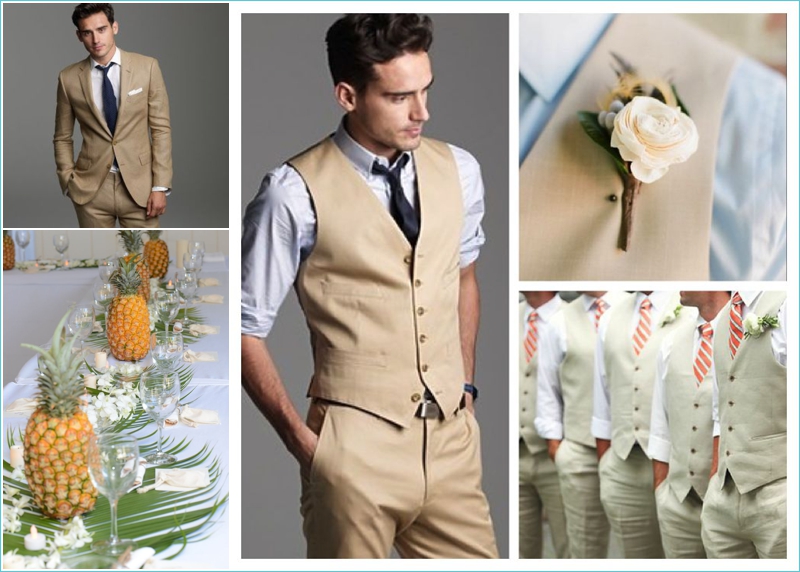 Reply Groom In Tan Suit Trends Tan Wedding Suit Model