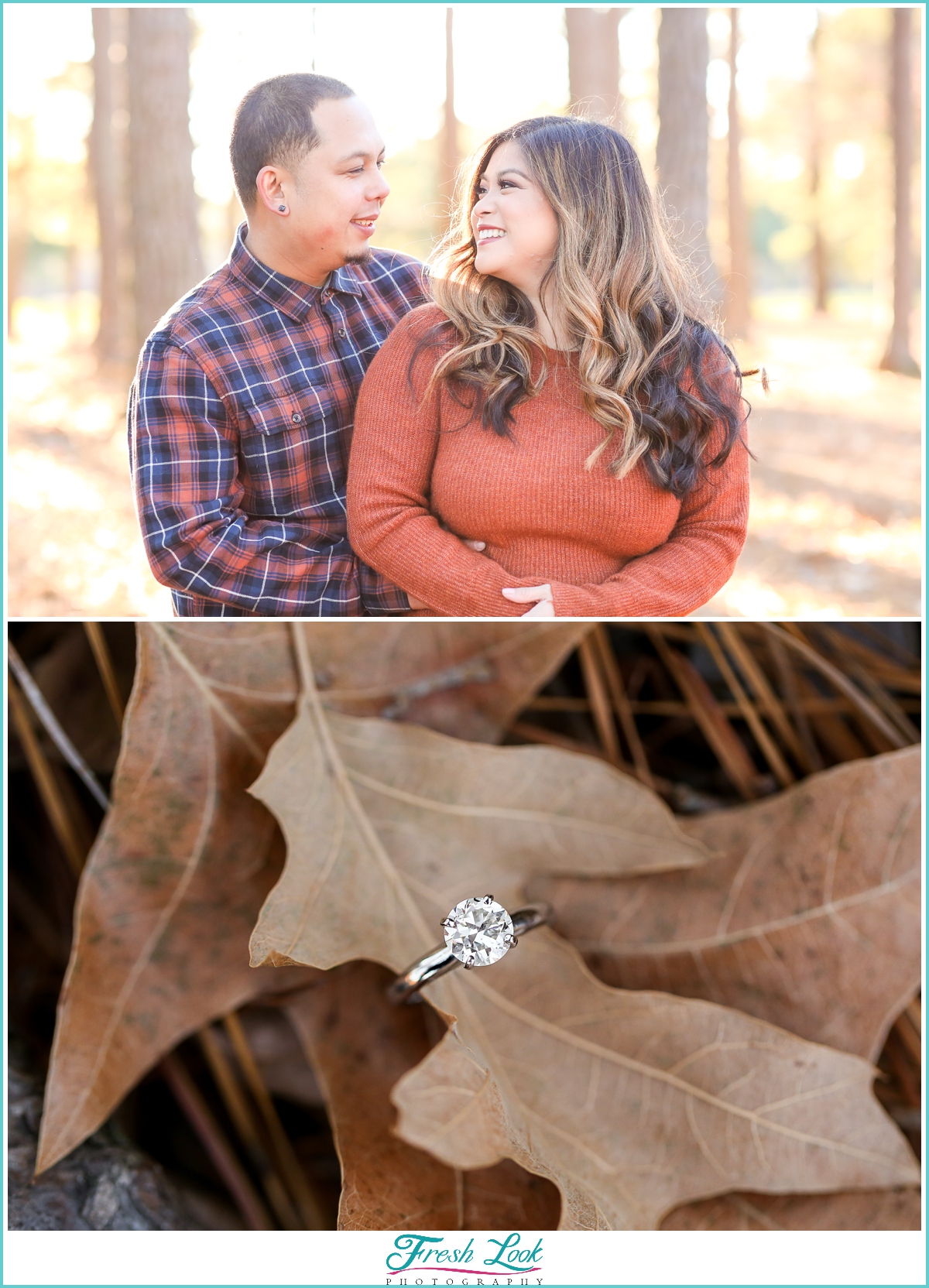 fall engagement photo ideas