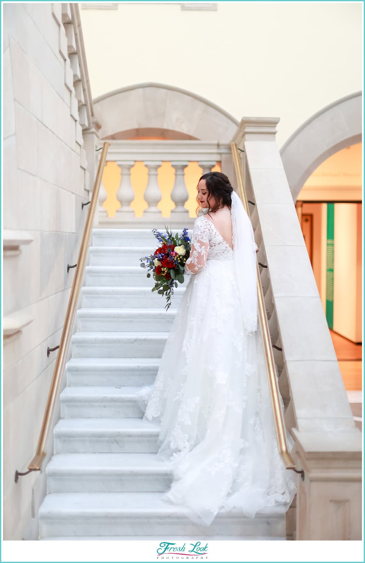 Norfolk Chrysler Museum Bridal Portraits