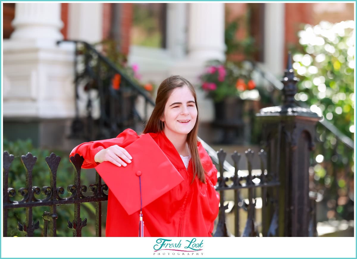 Cap and Gown Senior Photoshoot