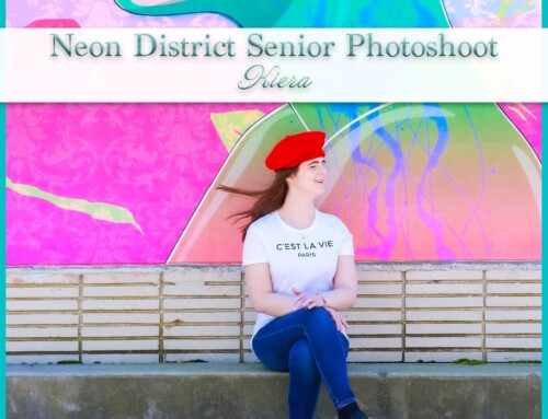 Neon District Senior Photoshoot | Kiera