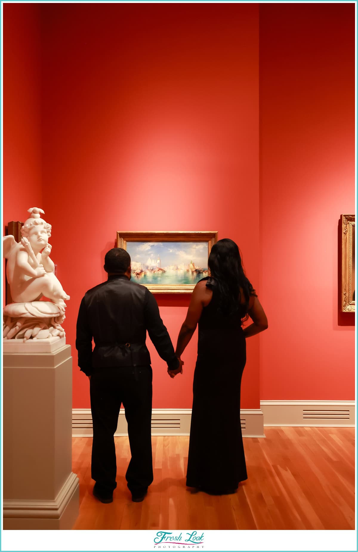 Art Museum Engagement Photoshoot