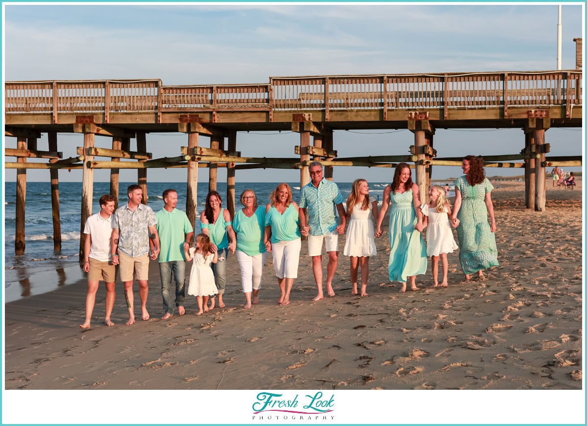 Family photoshoot in Virginia Beach