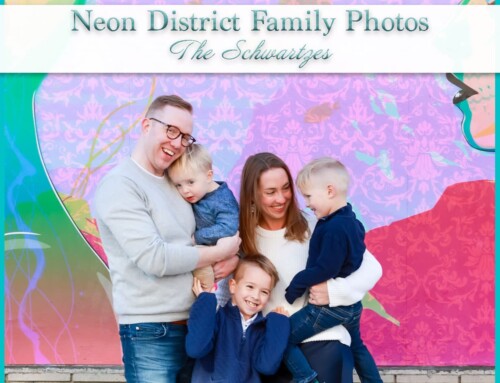 Neon District Family Pictures | The Schwartzes